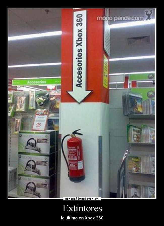 Extintores - lo último en Xbox 360