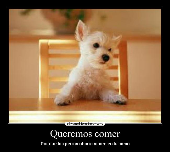Queremos comer -