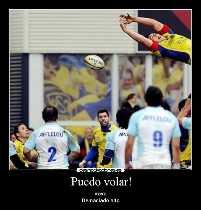 Puedo volar! -