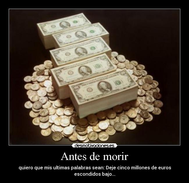 Antes de morir - 