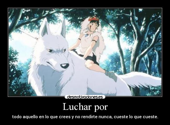 Luchar por -