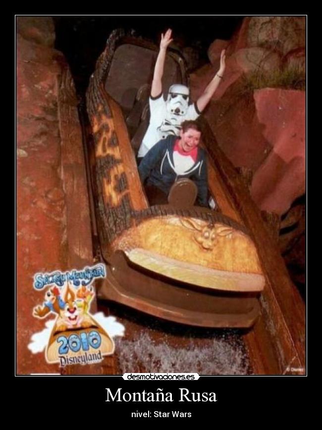 Montaña Rusa - nivel: Star Wars