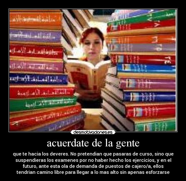 acuerdate de la gente -