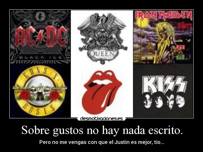 carteles musica rock metal pop comparar desmotivaciones