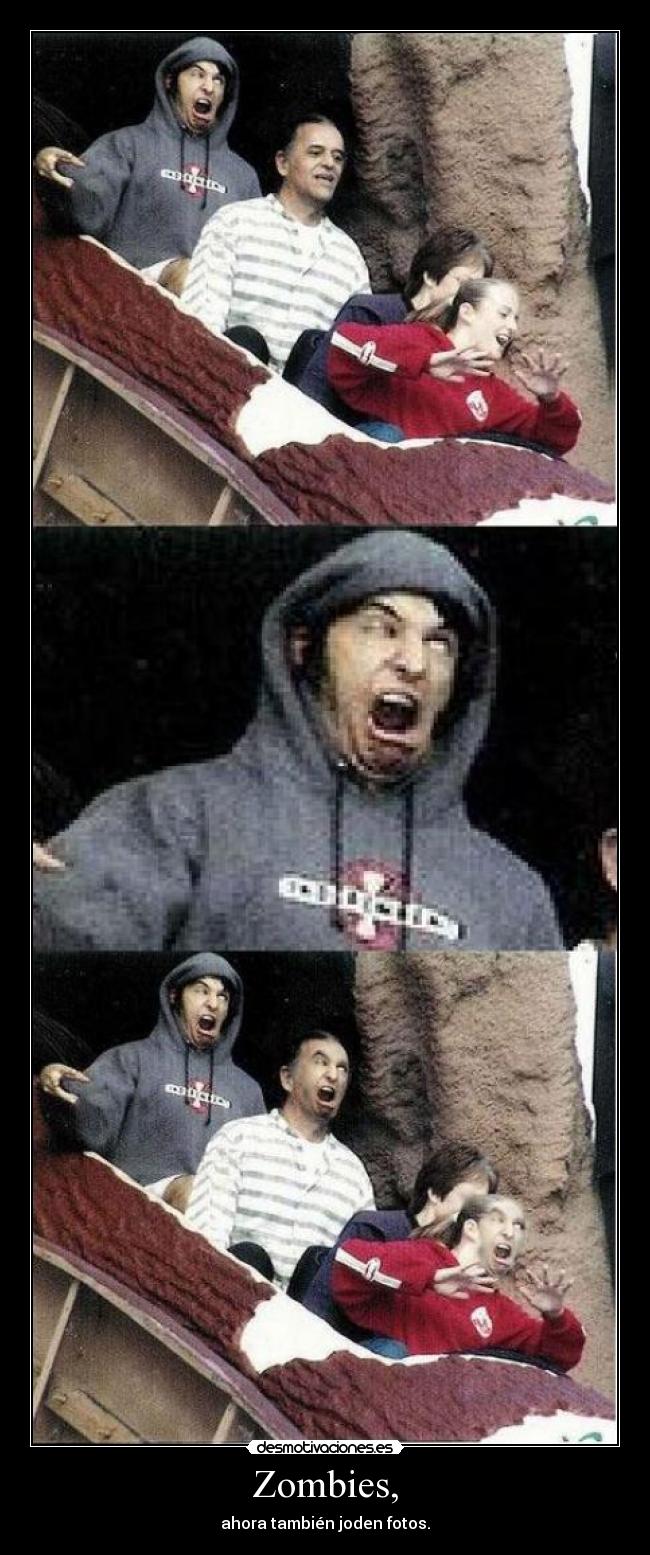 Zombies, - ahora también joden fotos.