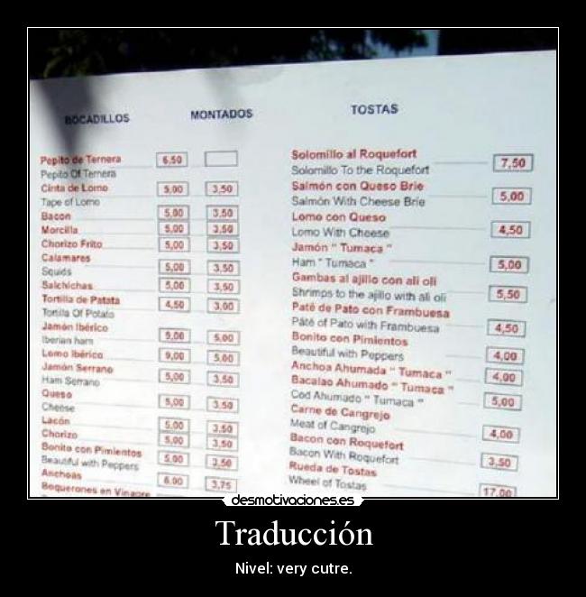 Traducción - 