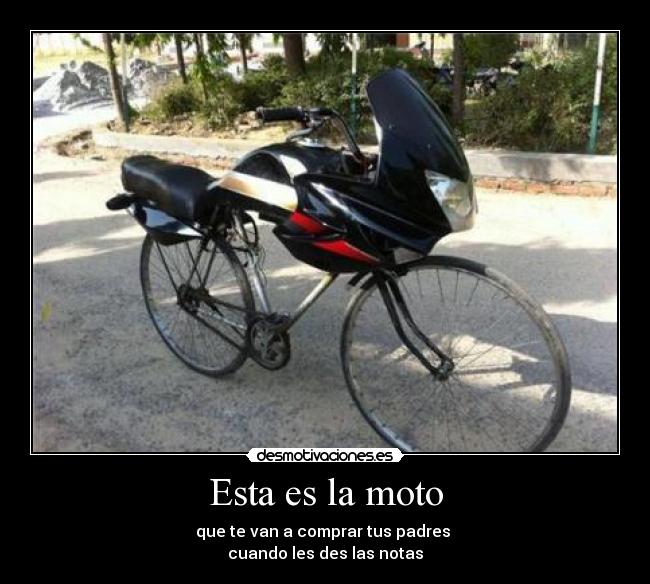 Esta es la moto -