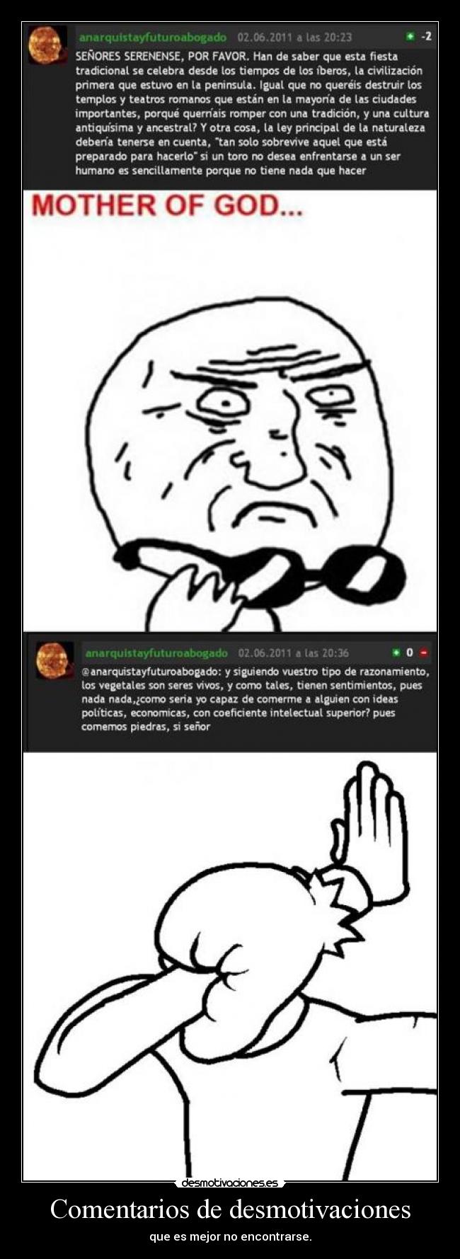Comentarios de desmotivaciones - que es mejor no encontrarse.