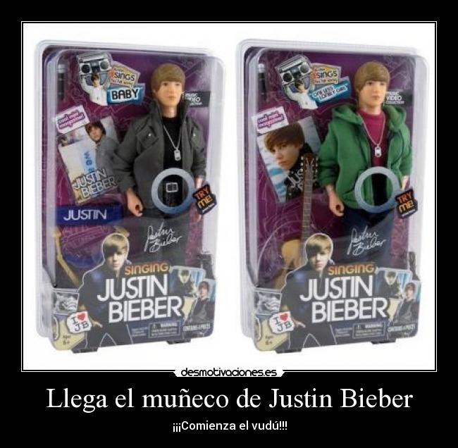 Llega el muñeco de Justin Bieber -