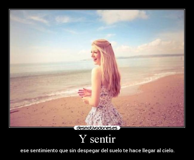 Y sentir -