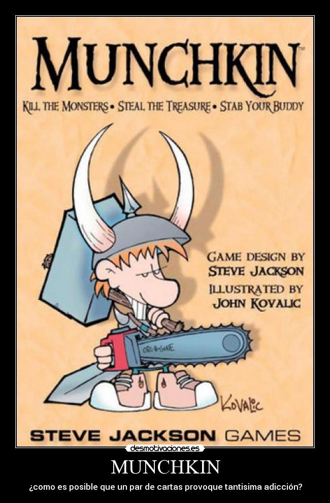 MUNCHKIN - ¿como es posible que un par de cartas provoque tantisima adicción?