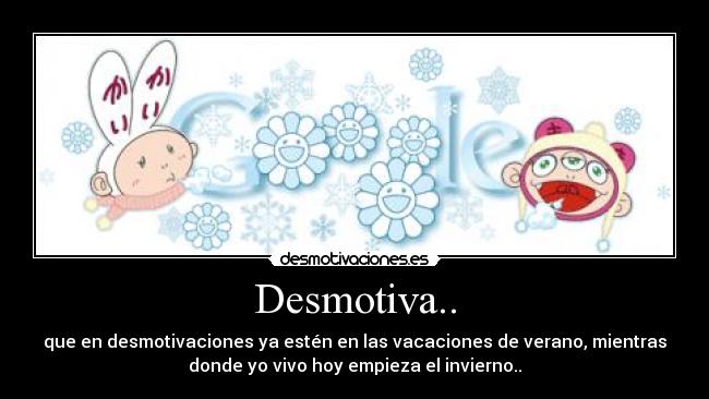 Desmotiva.. -