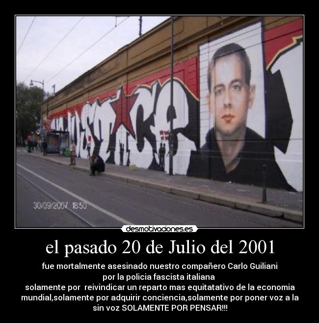 el pasado 20 de Julio del 2001 - 