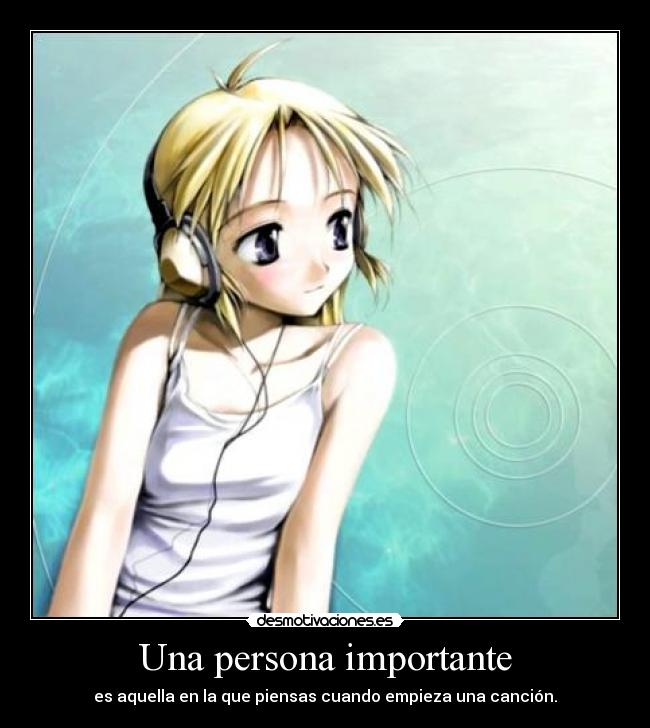 Una persona importante -