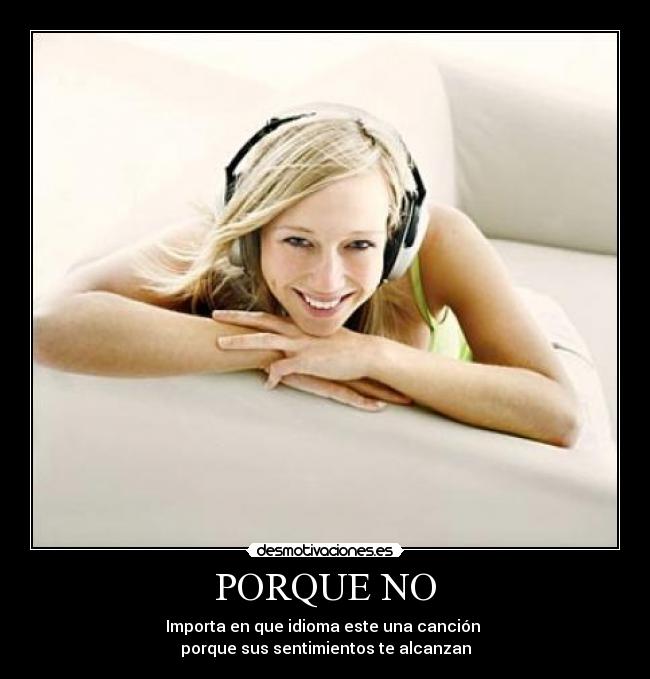 PORQUE NO -