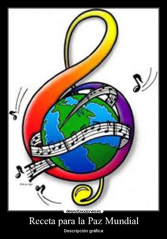 Receta para la Paz Mundial - Descripción gráfica
