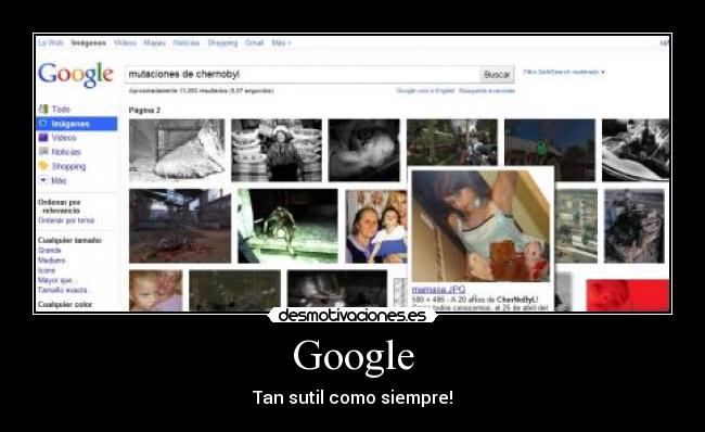 Google - Tan sutil como siempre!