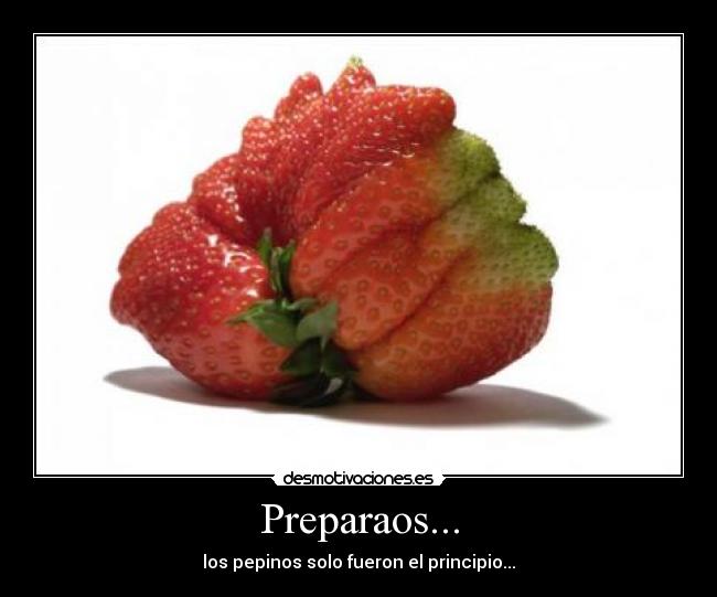 Preparaos... - los pepinos solo fueron el principio...