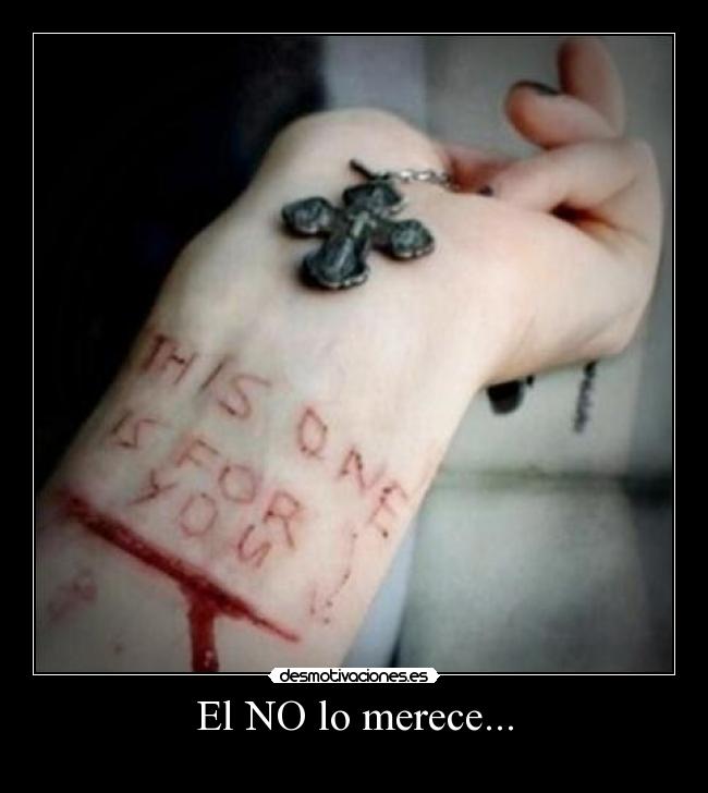 El NO lo merece... - 