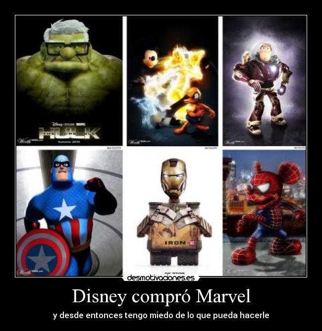 Disney compró Marvel -