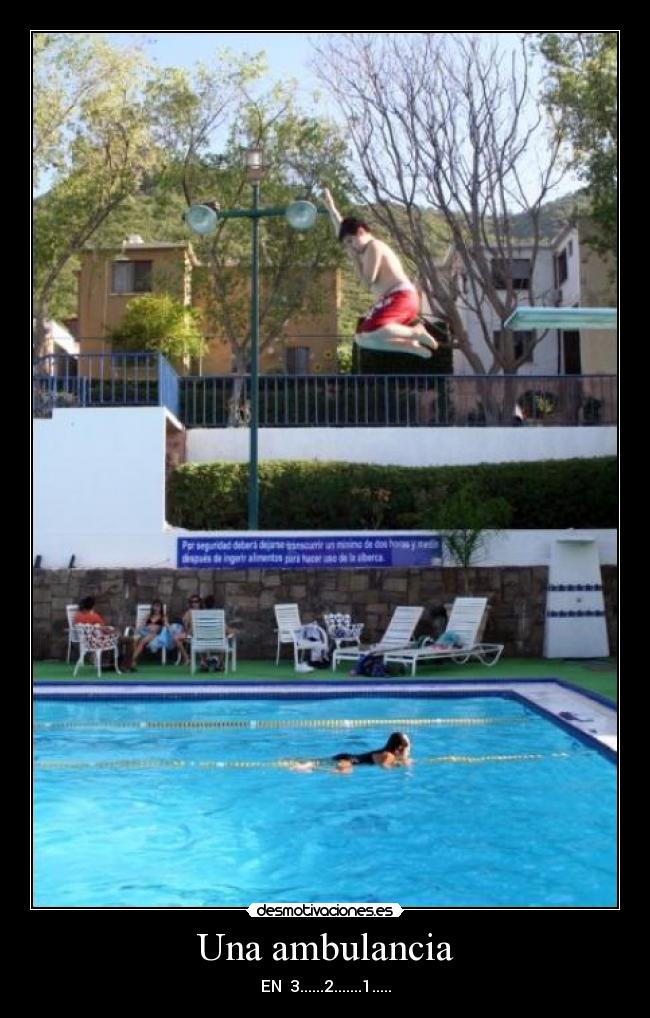 Una ambulancia -
