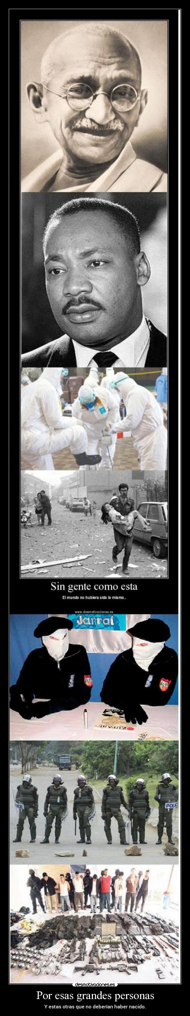 Por esas grandes personas -