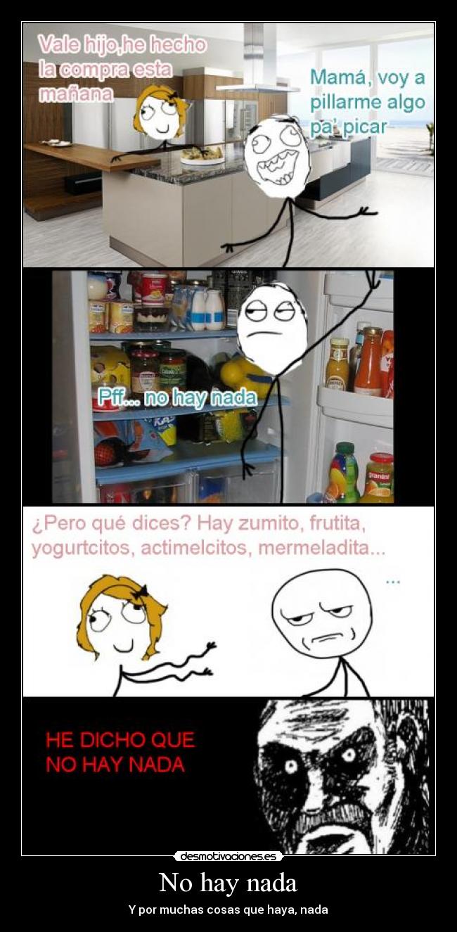 No hay nada -