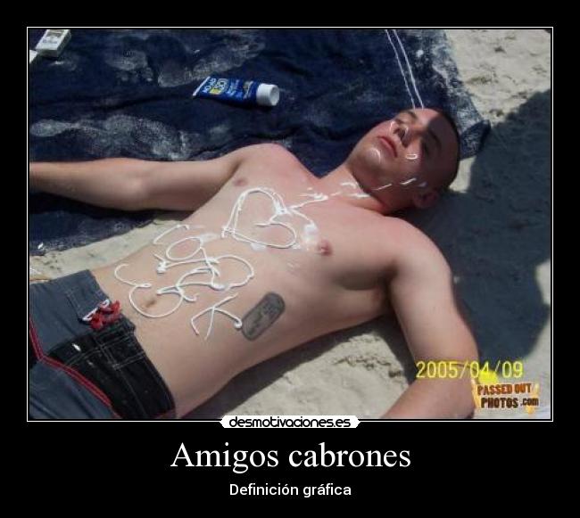 Amigos cabrones - Definición gráfica