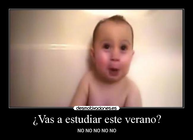 ¿Vas a estudiar este verano? -