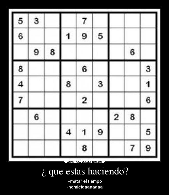 ¿ que estas haciendo? - 