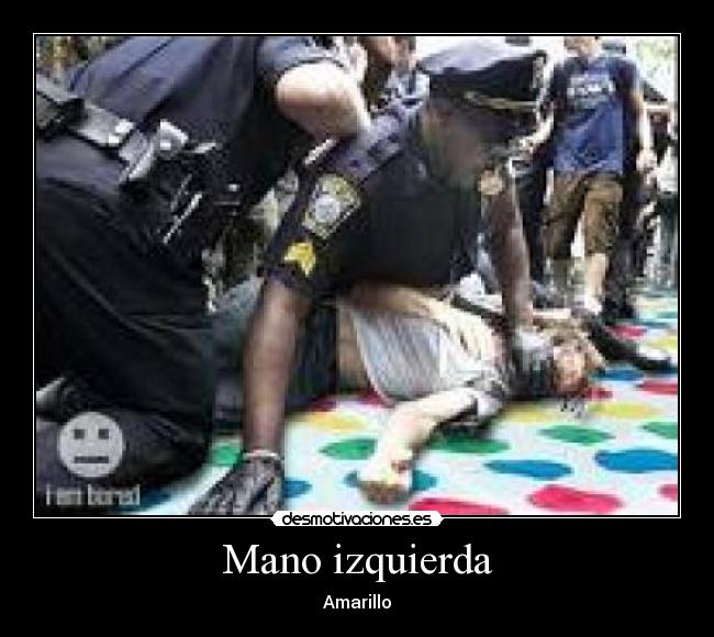 Mano izquierda - Amarillo