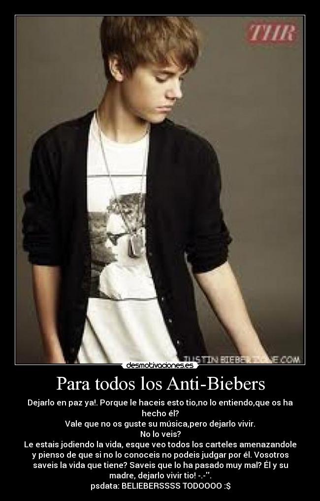 Para todos los Anti-Biebers -