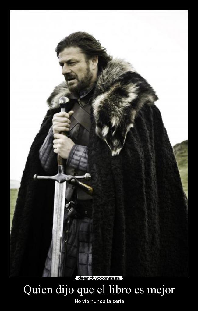 Quien dijo que el libro es mejor -
