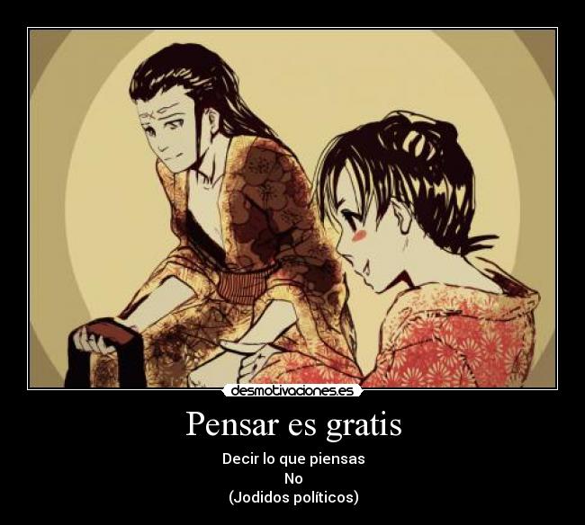 Pensar es gratis -