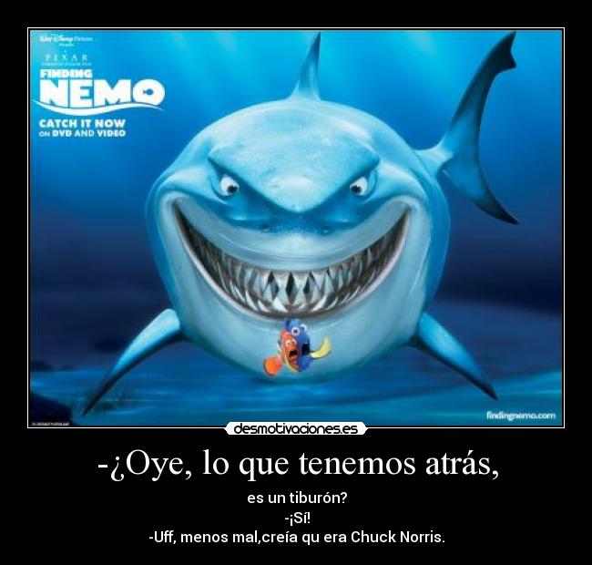 -¿Oye, lo que tenemos atrás, -