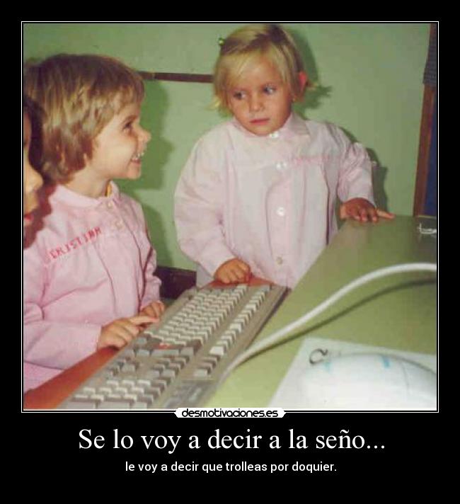 carteles ninas ordenador desmotivaciones