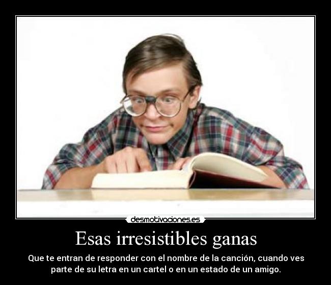 Esas irresistibles ganas - 