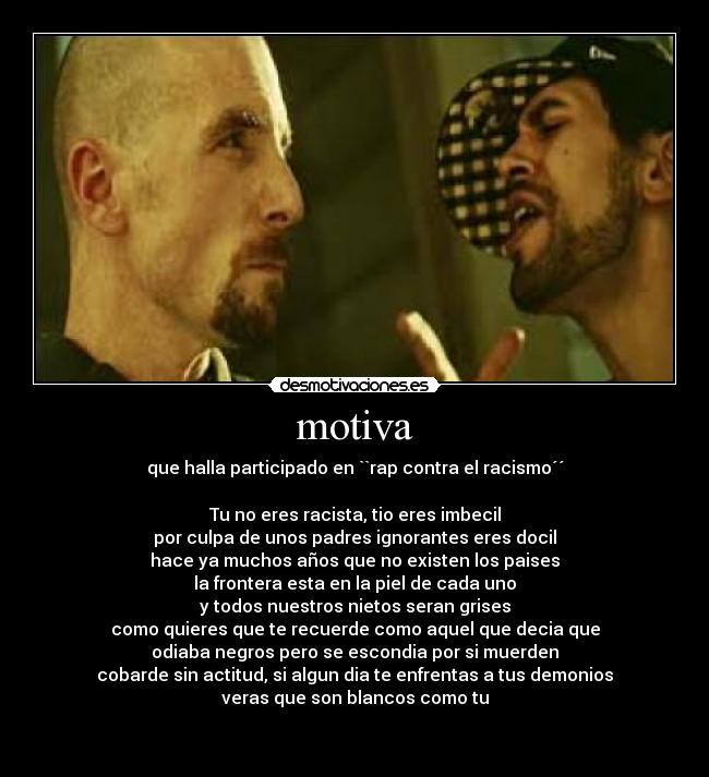 carteles nerviozzo motiva rap contra racismo desmotivaciones