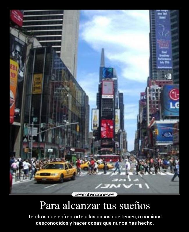 Para alcanzar tus sueños - 