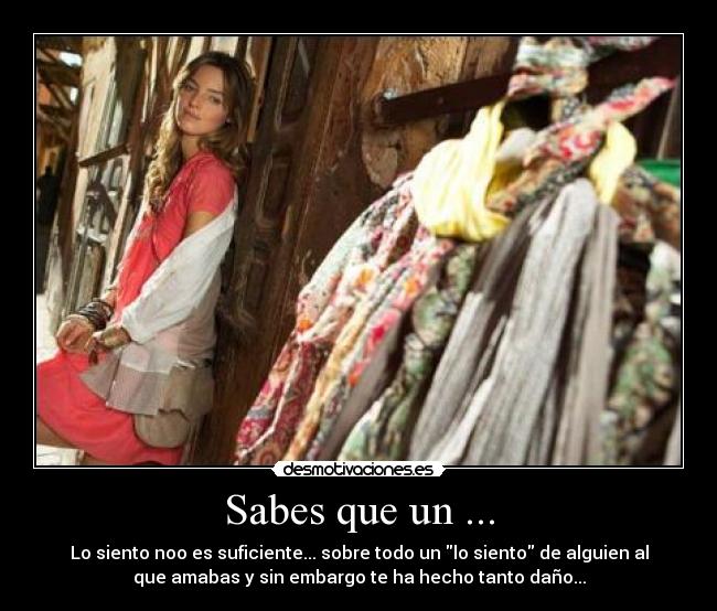 Sabes que un ... - 