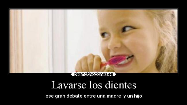 Lavarse los dientes -