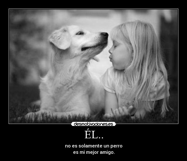 ÉL.. - no es solamente un perro
es mi mejor amigo.