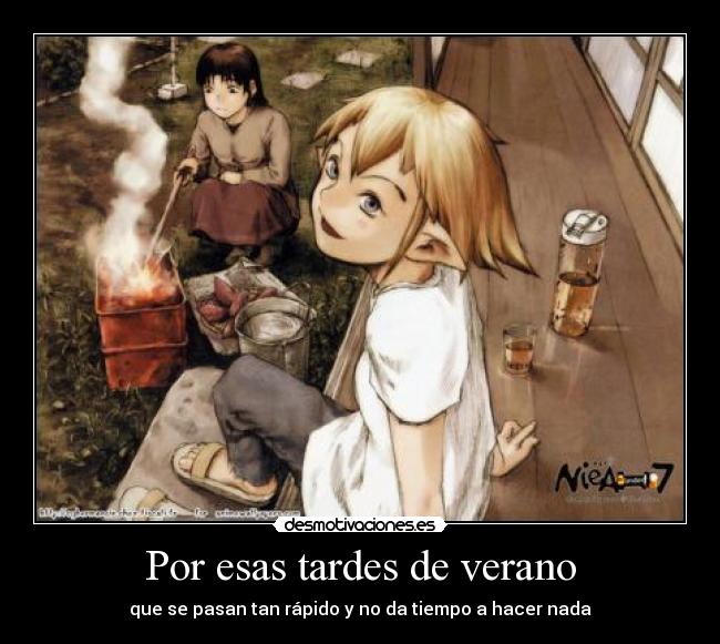 Por esas tardes de verano - 