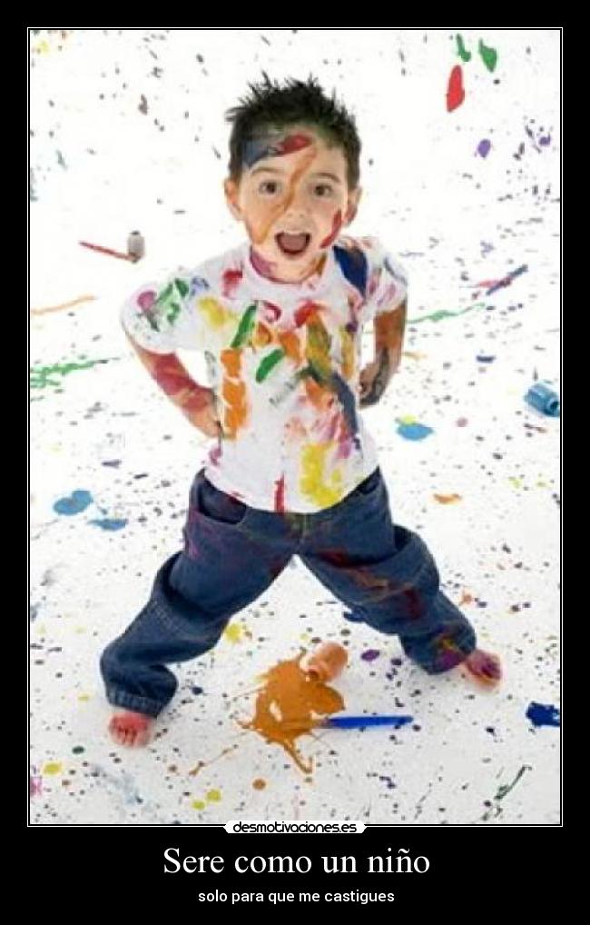 Sere como un niño - solo para que me castigues