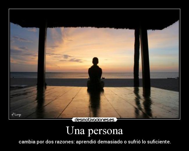 Una persona - 