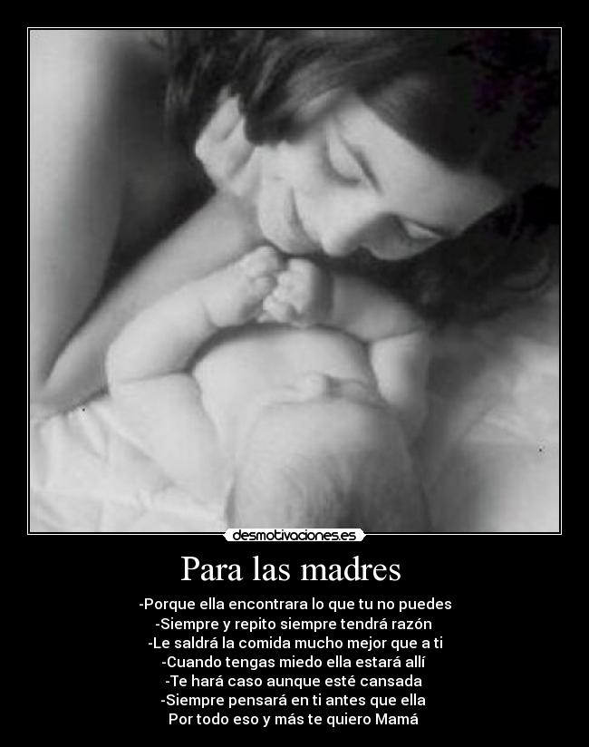 Para las madres -