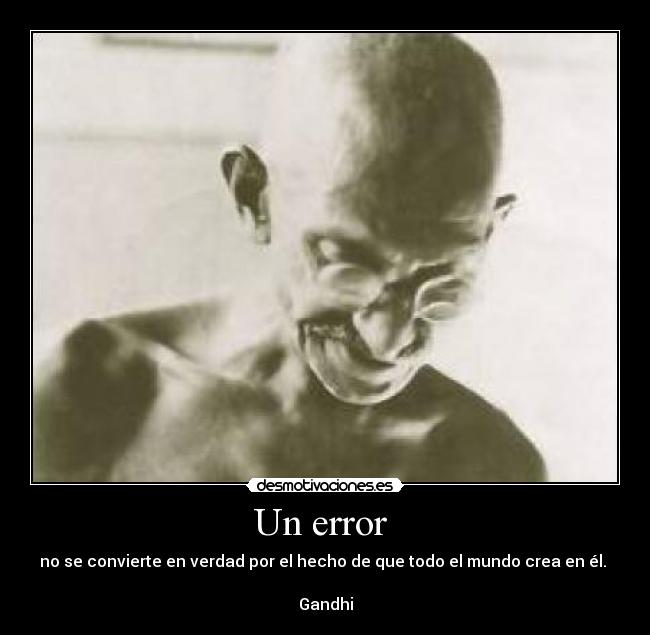 Un error  - 