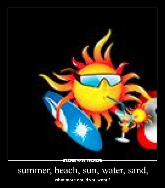 carteles summer-sun desmotivaciones