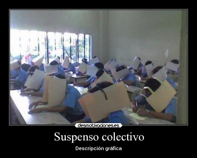 Suspenso colectivo - Descripción gráfica