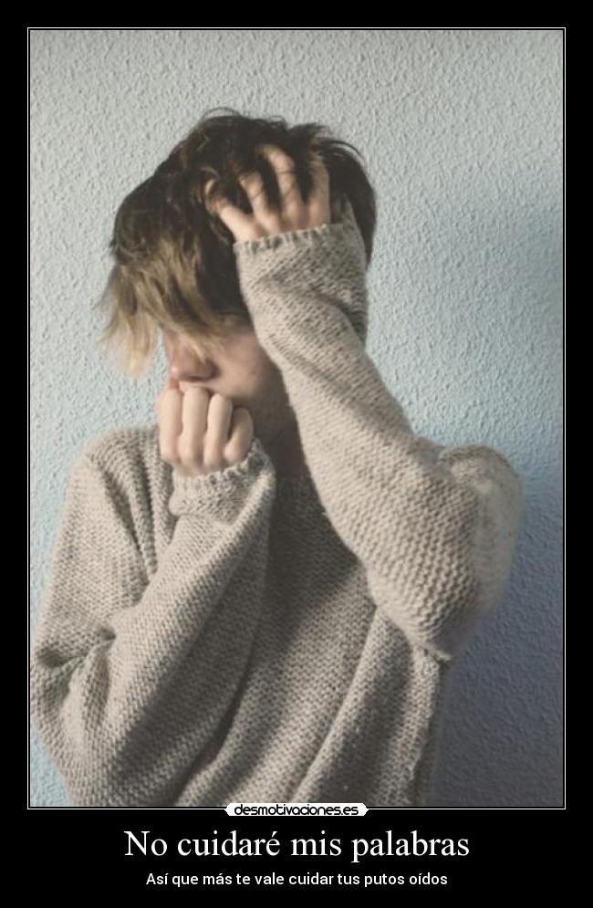 No cuidaré mis palabras - 